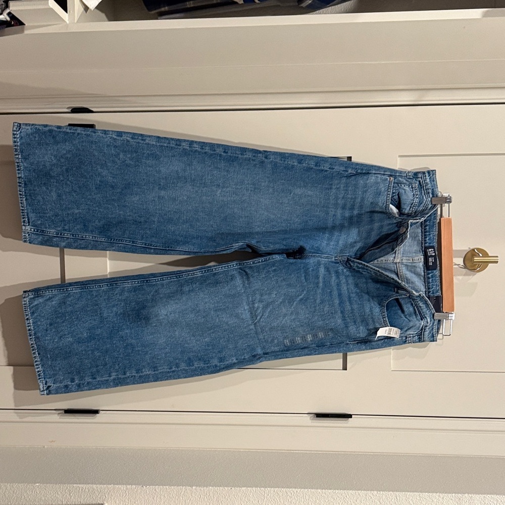 GAP Women's Flare Wide Leg Blue Jeans